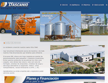 Tablet Screenshot of dascanio.com.ar